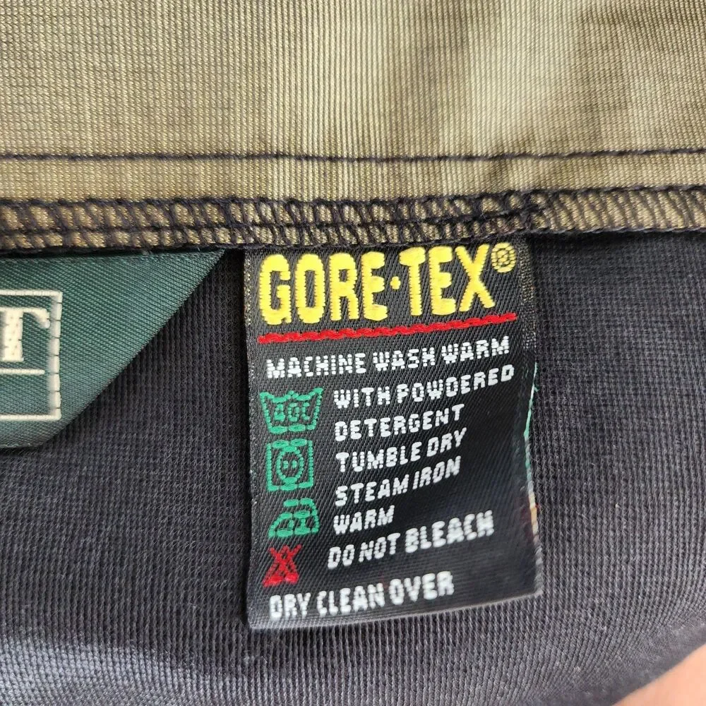 Vtg Made In USA Linksport Gore-Tex Windbreaker Jacket LG 100% Nylon Colorblock